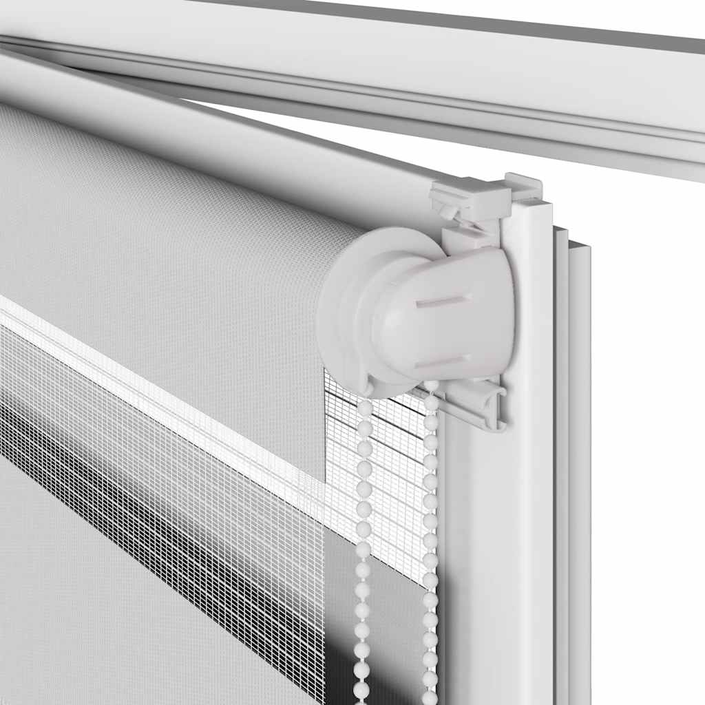 Zebra Blind Light Grey 45x230 cm Fabric Width 40.9 cm Polyester