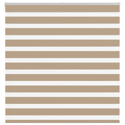 Zebra Blind Sand Brown 145x100 cm Fabric Width 140.9 cm Polyester