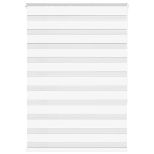Zebra Blind White 105x150 cm Fabric Width 100.9 cm Polyester