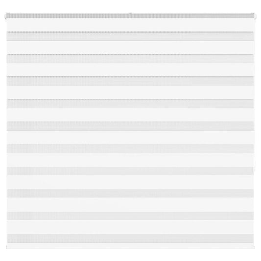Zebra Blind White 155x150 cm Fabric Width 150.9 cm Polyester