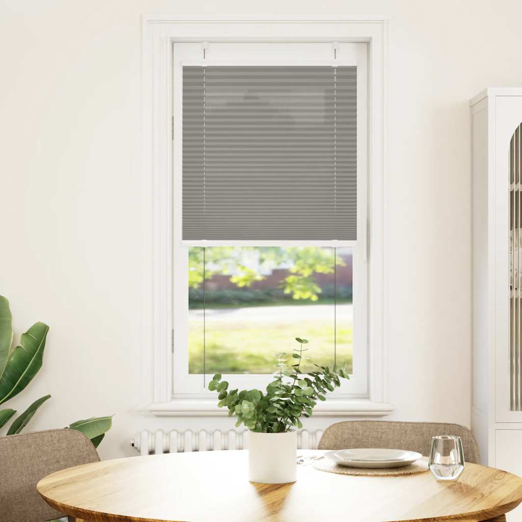 Pleated Blind Anthracite 60x150 cm Fabric Width 59.4 cm Polyester