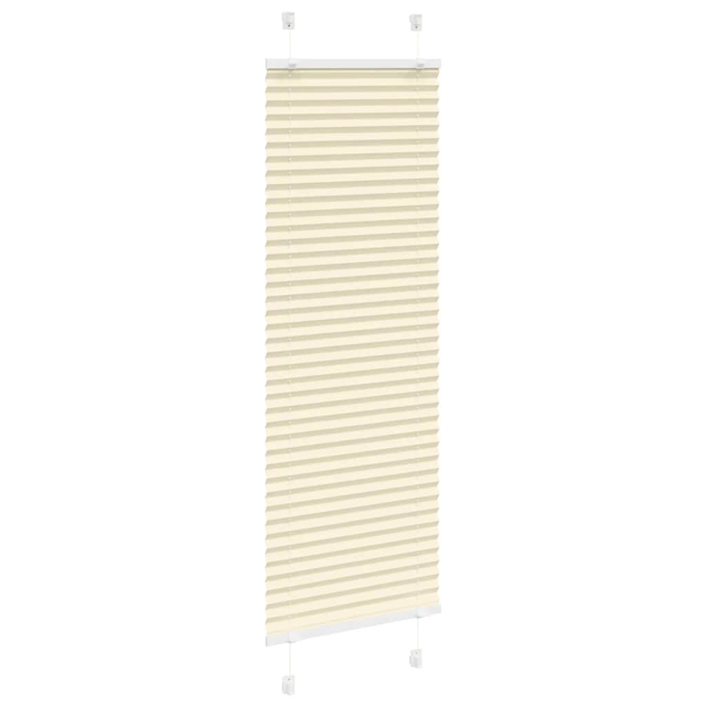 Pleated Blind Cream 50x100 cm Fabric Width 49.4 cm Polyester