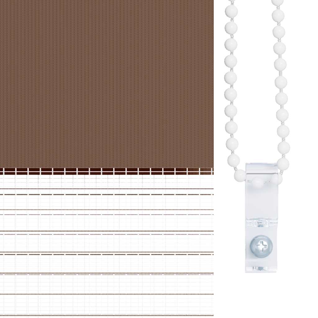 Pleated Blind Light Grey 95x150 cm Fabric Width 94.4 cm Polyester