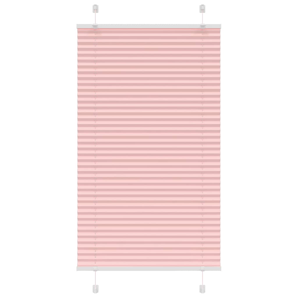 Pleated Blind Pink 70x100 cm Fabric Width 69.4 cm Polyester