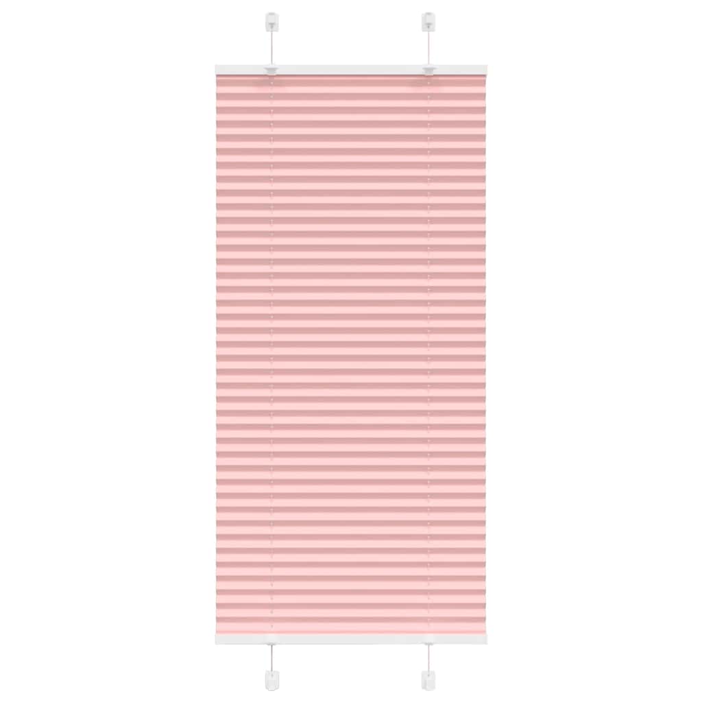 Pleated Blind Pink 65x150 cm Fabric Width 64.4 cm Polyester