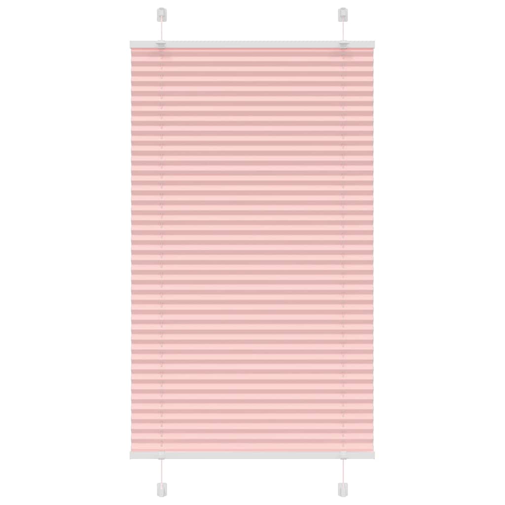 Pleated Blind Pink 70x150 cm Fabric Width 69.4 cm Polyester