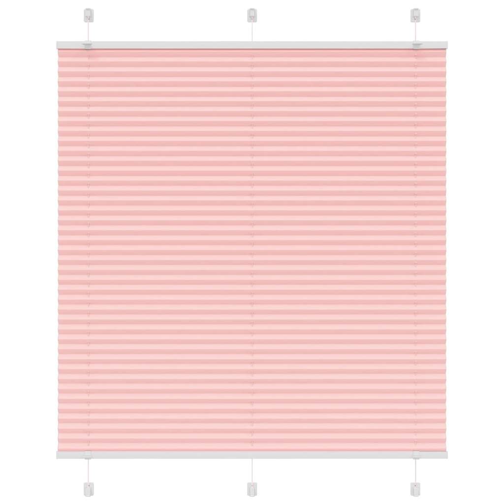 Pleated Blind Pink 120x150 cm Fabric Width 119.4 cm Polyester