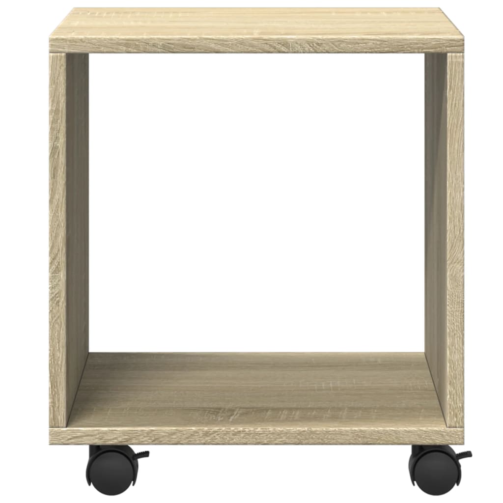 Rolling Cabinet Sonoma Oak 37x33x42.5 cm Engineered Wood