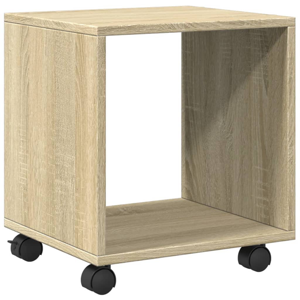 Rolling Cabinet Sonoma Oak 37x33x42.5 cm Engineered Wood