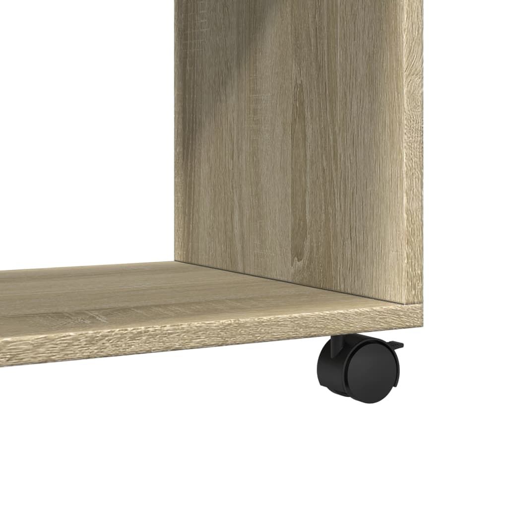 Rolling Cabinet Sonoma Oak 37x33x42.5 cm Engineered Wood