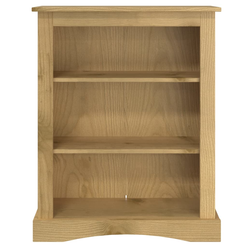 3-Tier Bookcase Mexican Pine Corona Range 80x29x100 cm