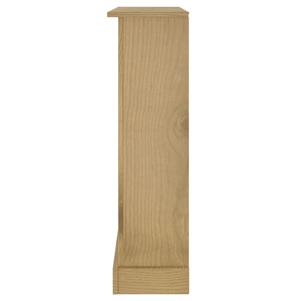 3-Tier Bookcase Mexican Pine Corona Range 80x29x100 cm