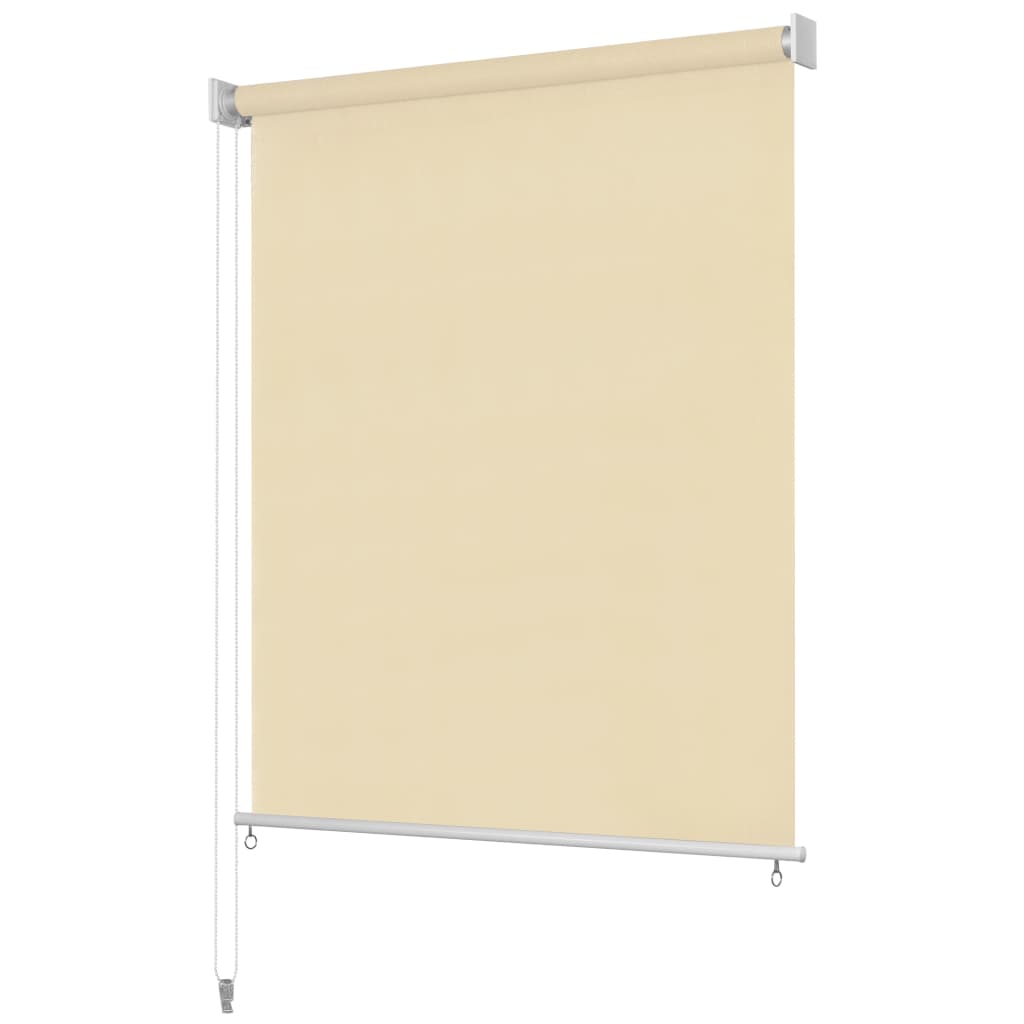 Outdoor Roller Blind 120x230 cm Cream