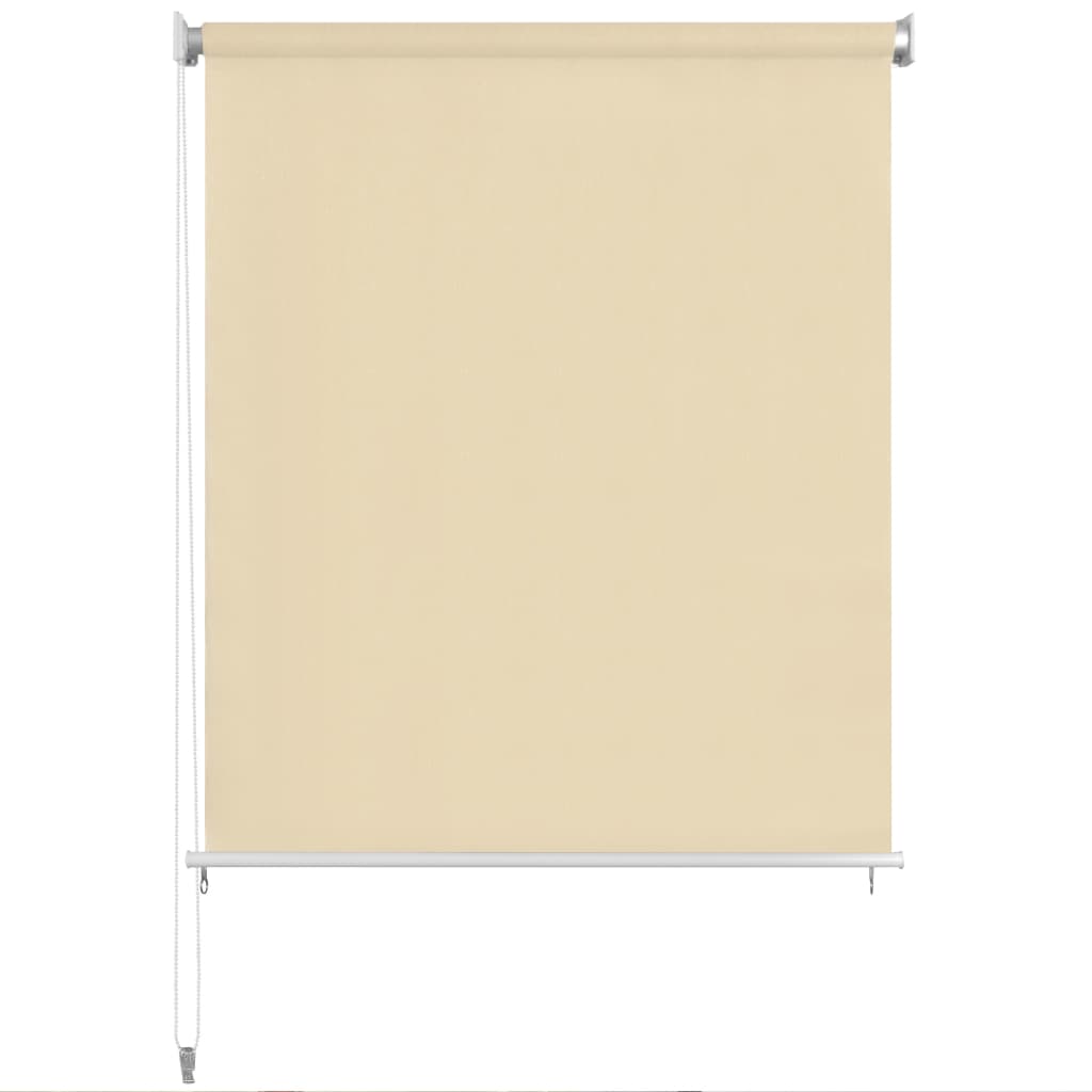 Outdoor Roller Blind 120x230 cm Cream