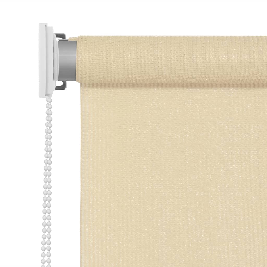 Outdoor Roller Blind 120x230 cm Cream