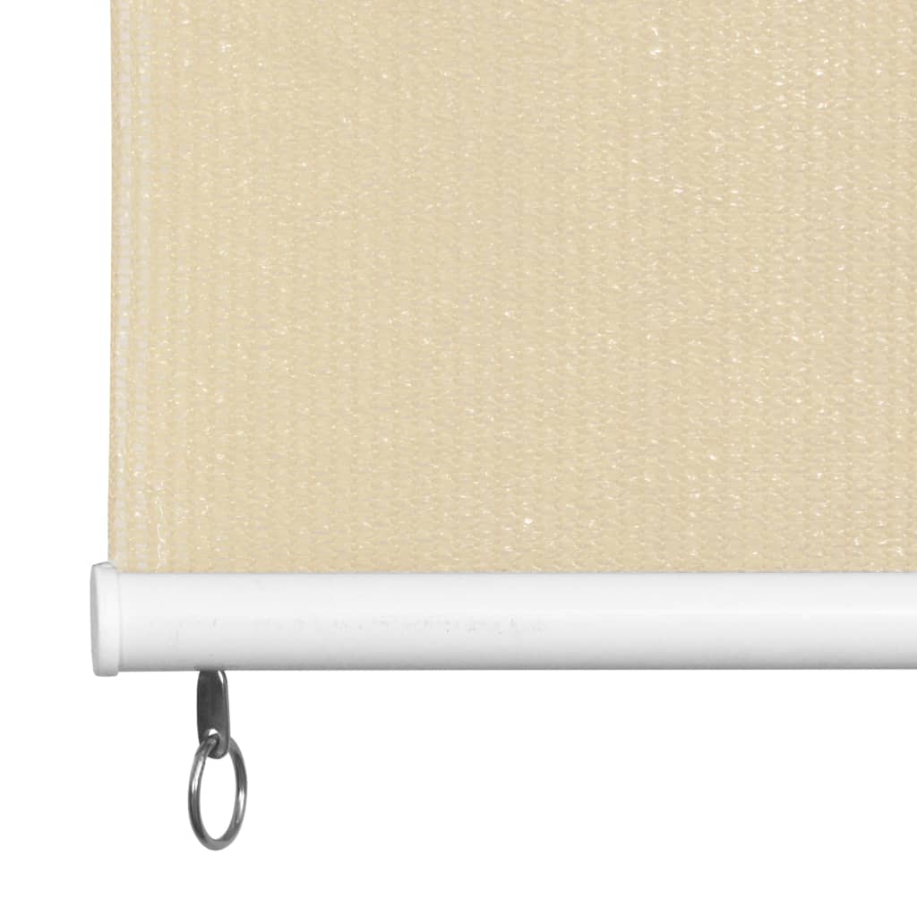 Outdoor Roller Blind 120x230 cm Cream