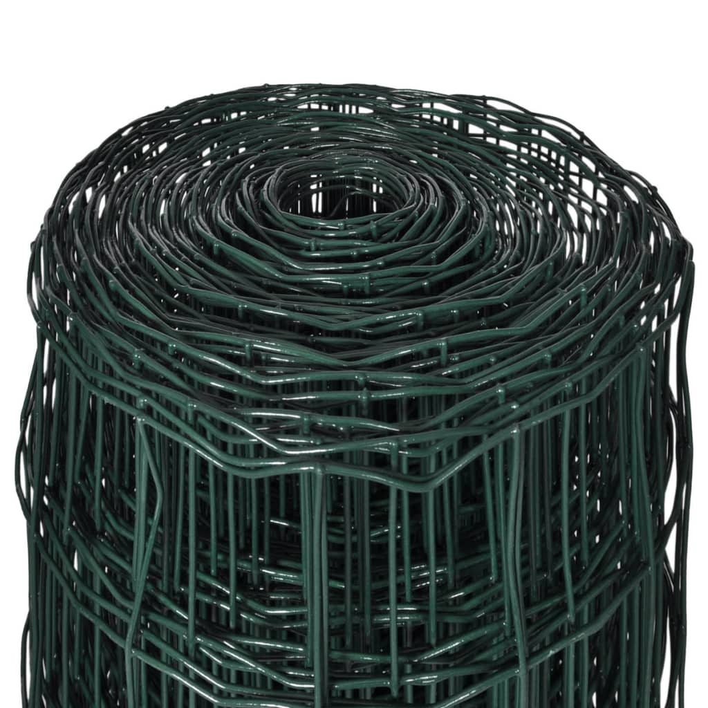 Euro Fence Steel 25x1.0 m Green