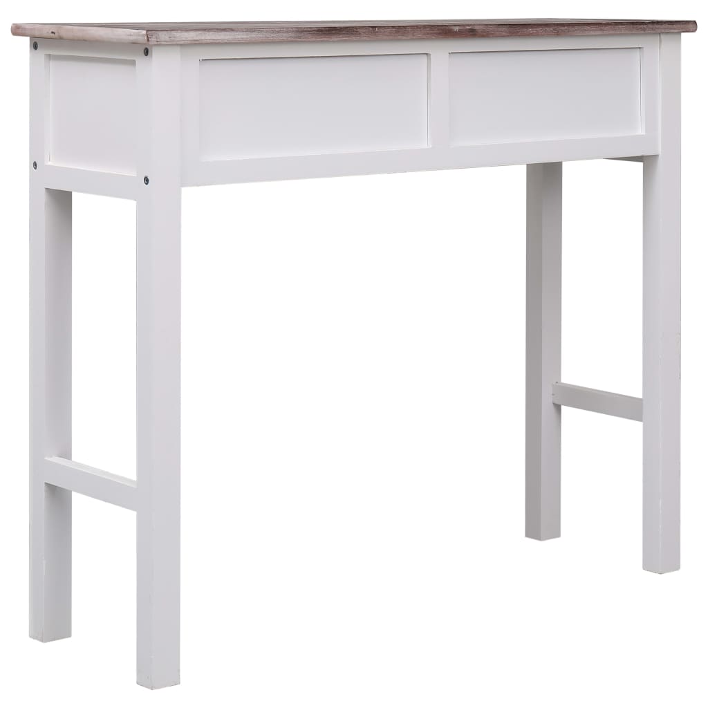 Console Table Brown 90x30x77 cm Wood