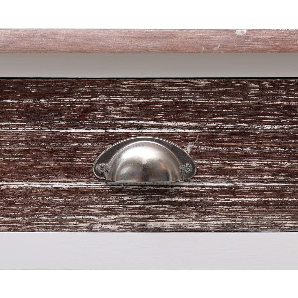 Console Table Brown 90x30x77 cm Wood