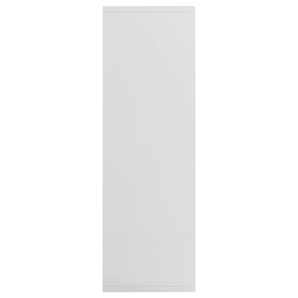 Book Cabinet/Sideboard High Gloss White 50x25x80 cm Engineered Wood
