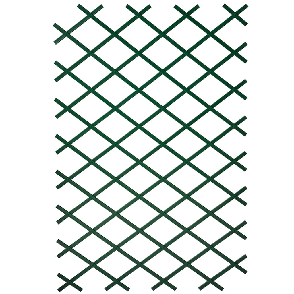 2 pcs Garden Trellises 100x200 cm PVC Green