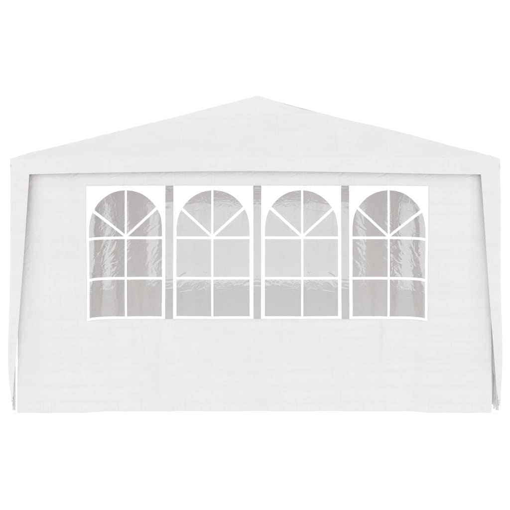 Professional Party Tent with Side Walls 4x6 m White 90 g/m?