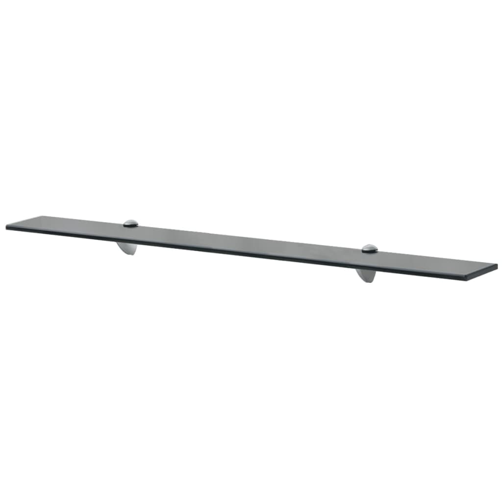 Floating Shelves 2 pcs Glass 90x10 cm 8 mm