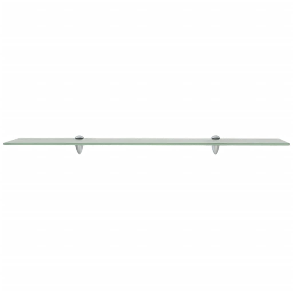 Floating Shelves 2 pcs Glass 90x10 cm 8 mm