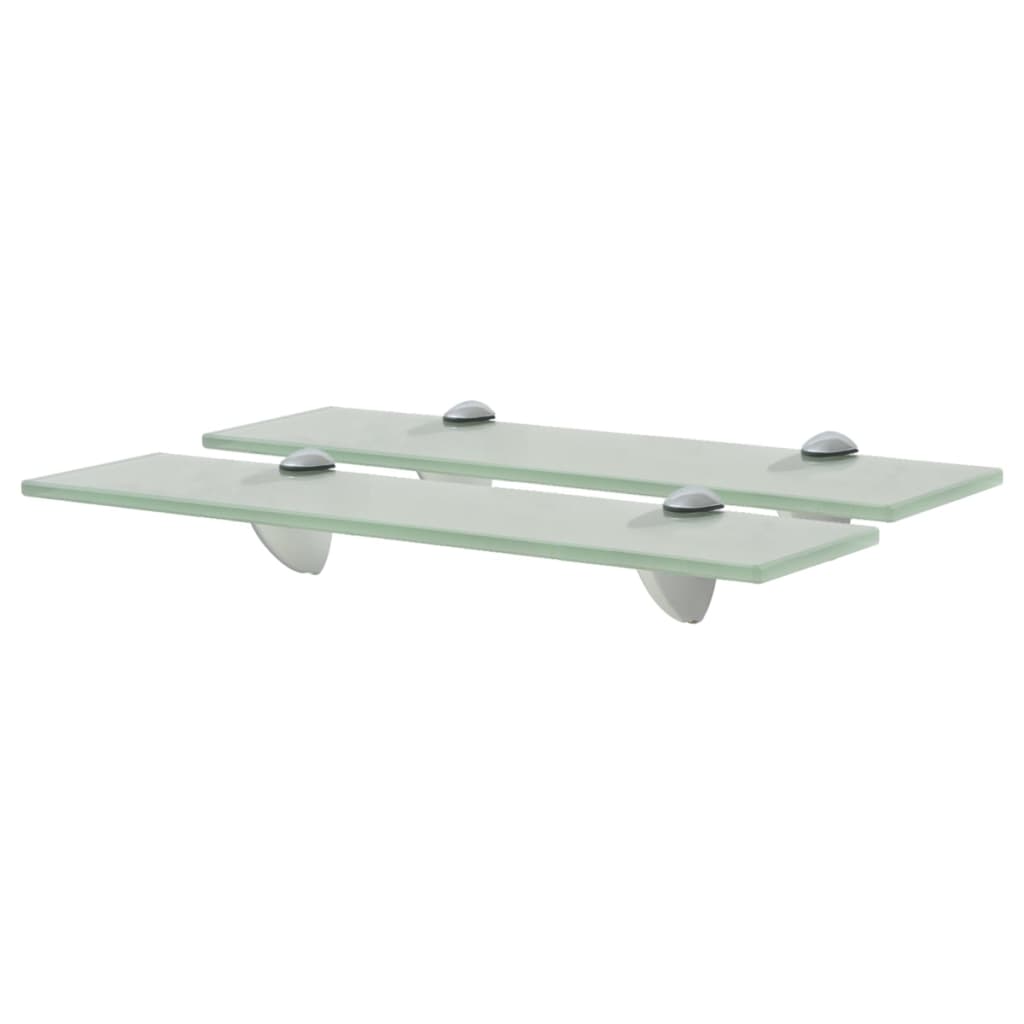 Floating Shelves 2 pcs Glass 40x20 cm 8 mm