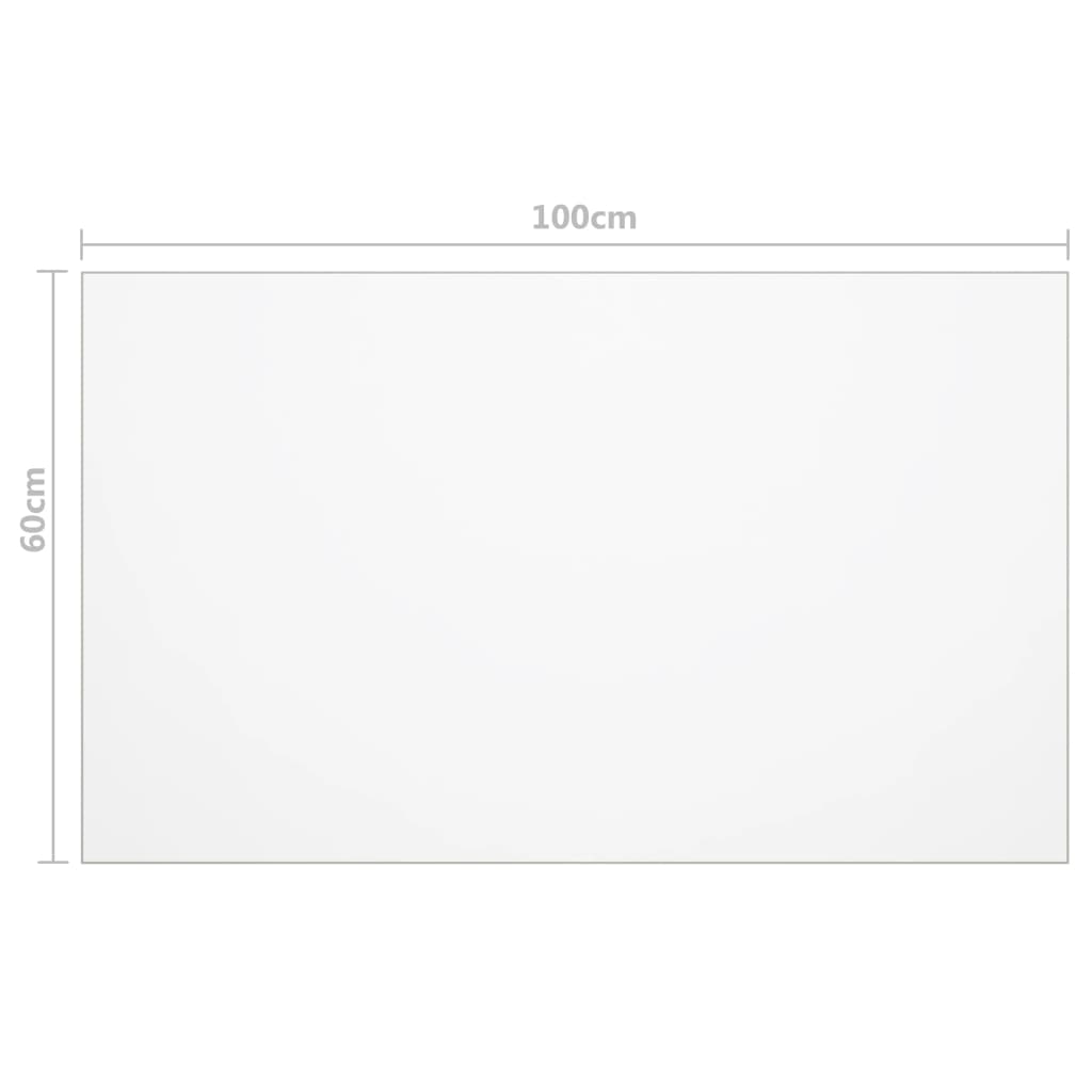 Table Protector Transparent 100x60 cm 2 mm PVC