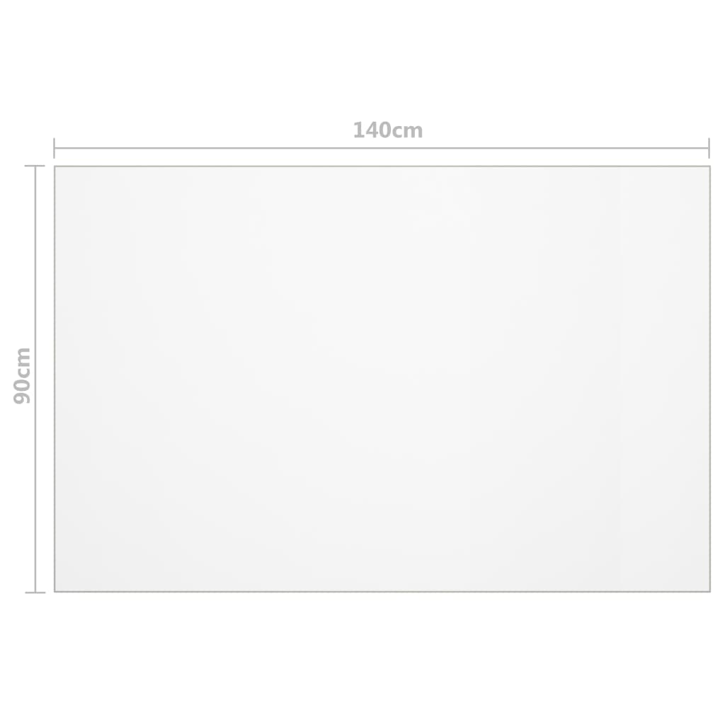 Table Protector Matt 140x90 cm 2 mm PVC