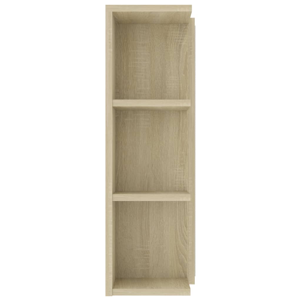 Bathroom Mirror Cabinet Sonoma Oak 80x20.5x64 cm Engineered Wood