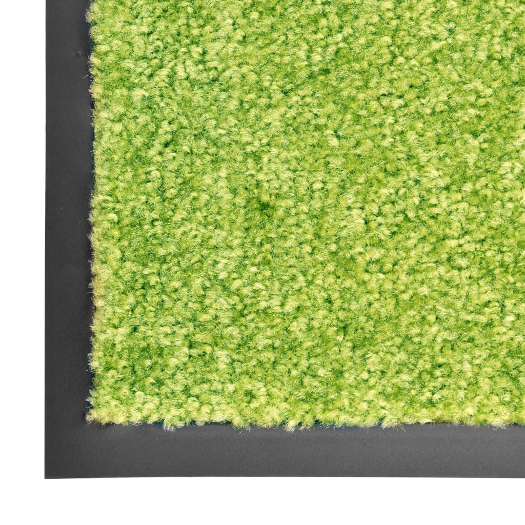 Doormat Washable Green 60x90 cm