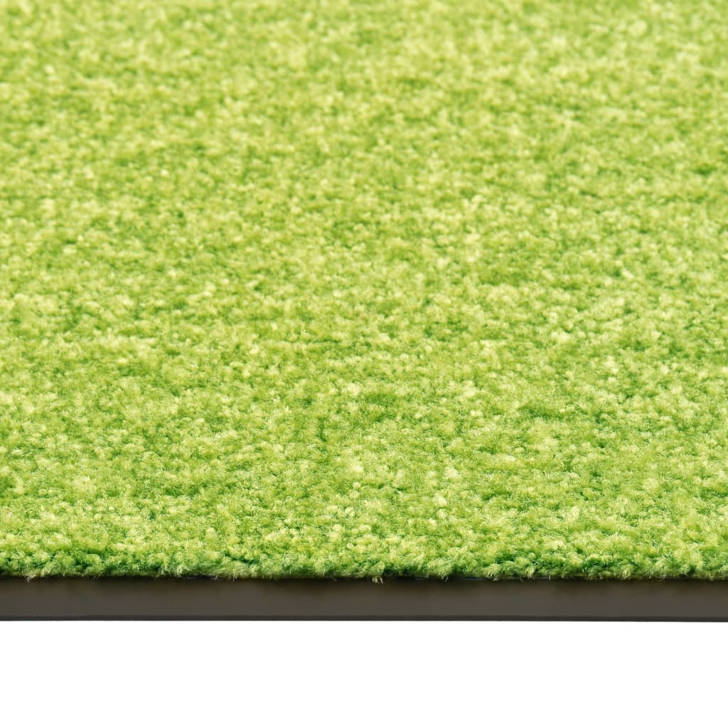 Doormat Washable Green 60x90 cm