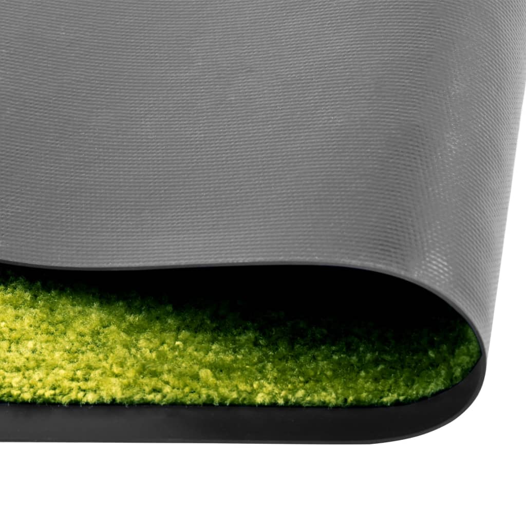 Doormat Washable Green 90x120 cm