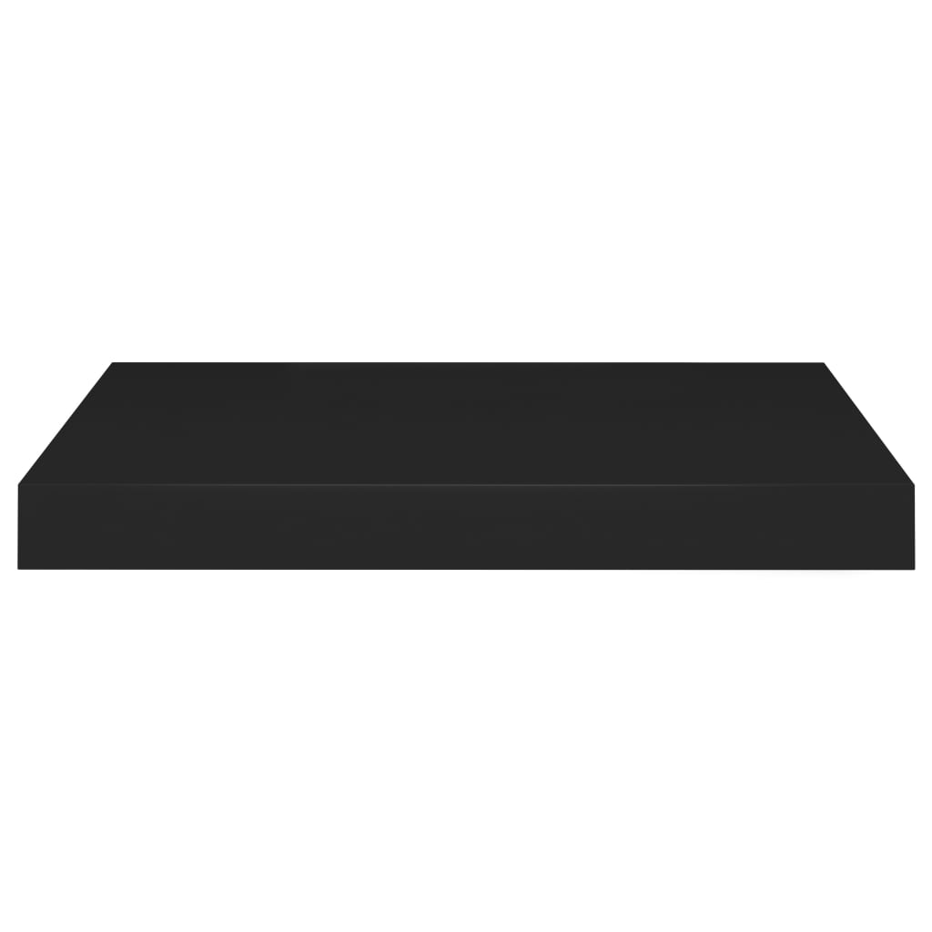 Floating Wall Shelf Black 40x23x3.8 cm MDF
