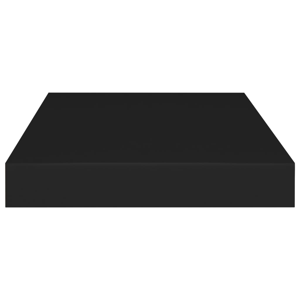 Floating Wall Shelf Black 40x23x3.8 cm MDF