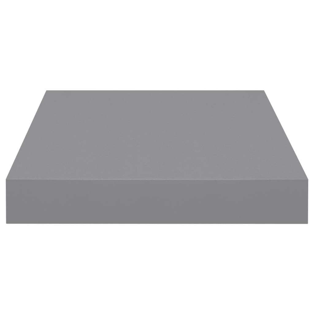 Floating Wall Shelf Grey 23x23.5x3.8 cm MDF