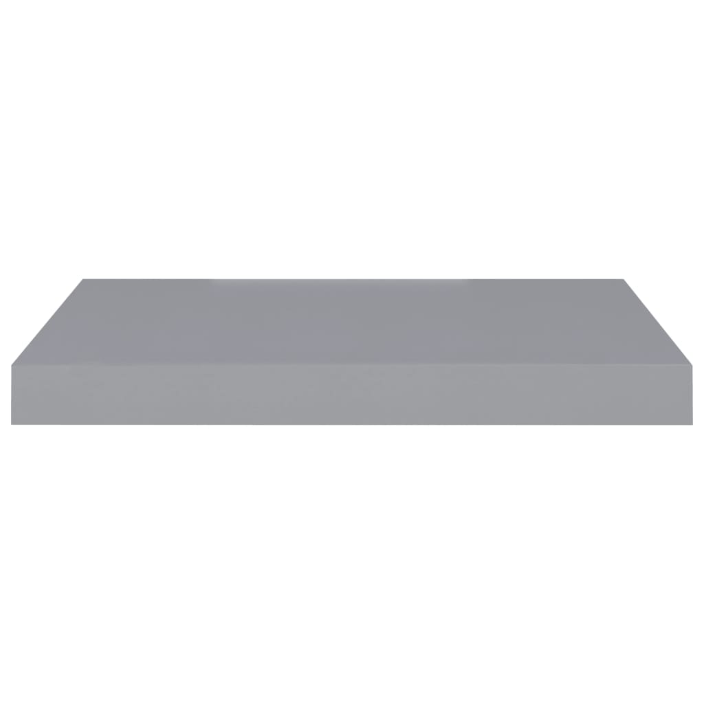 Floating Wall Shelf Grey 50x23x3.8 cm MDF