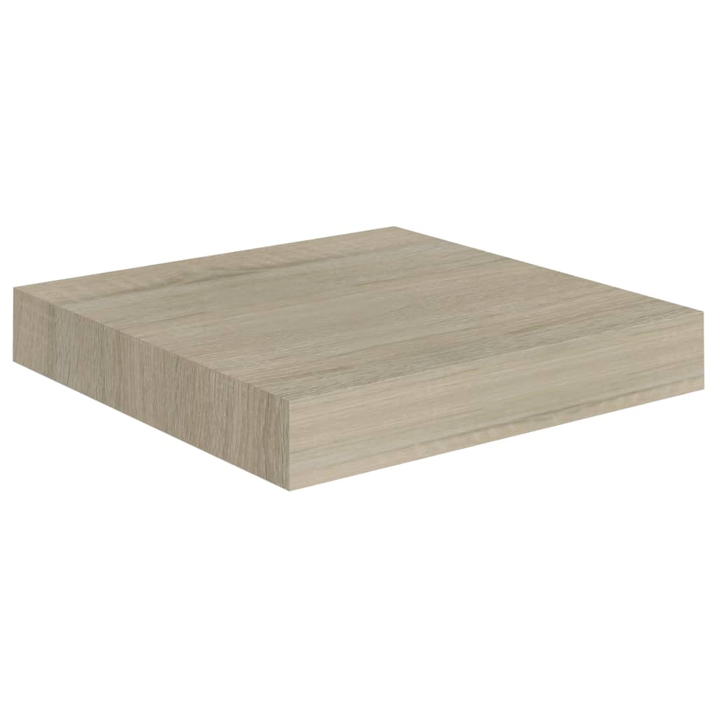 Floating Wall Shelf Oak 23x23.5x3.8 cm MDF