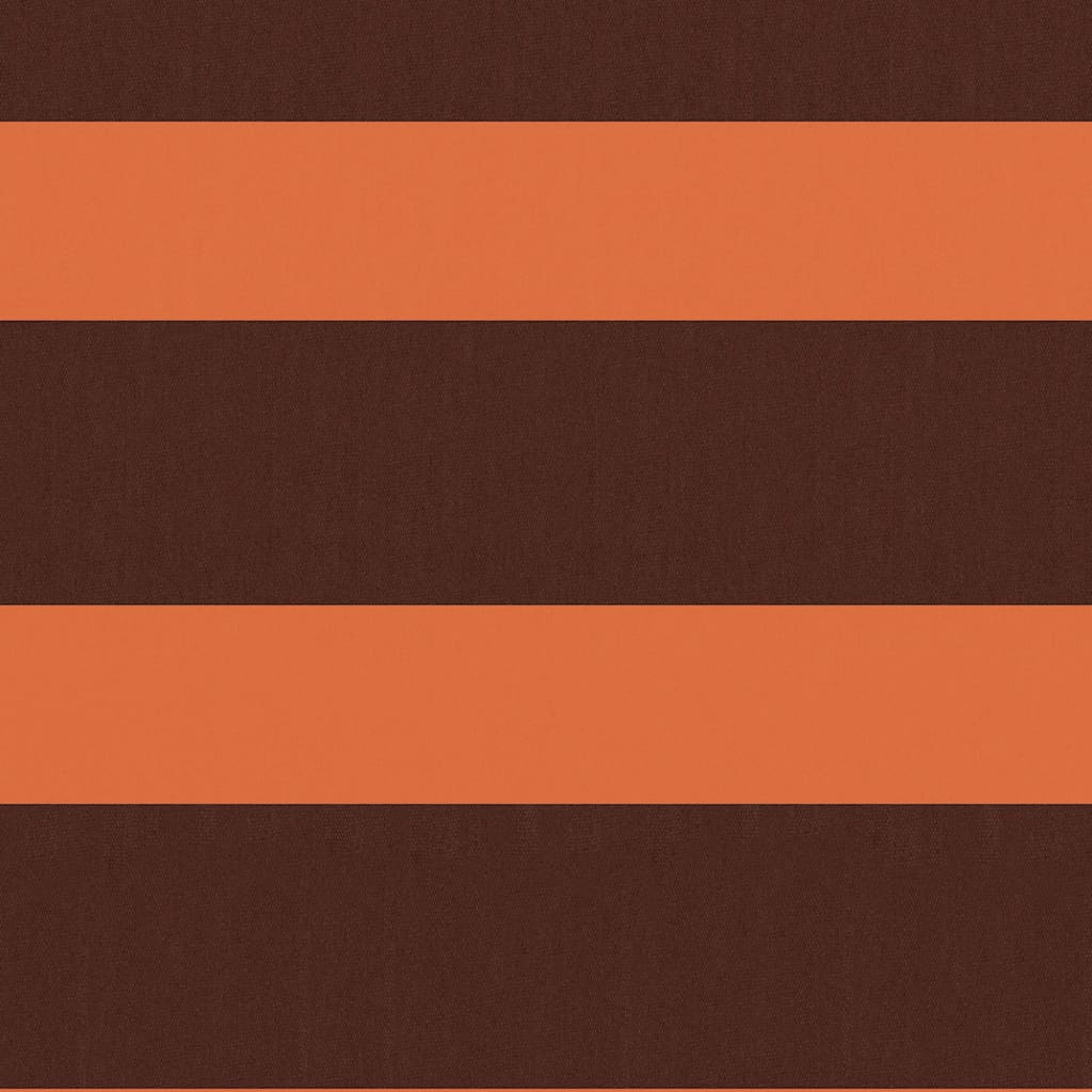 Balcony Screen Orange and Brown 120x400 cm Oxford Fabric