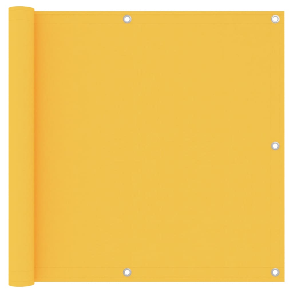 Balcony Screen Yellow 90x300 cm Oxford Fabric