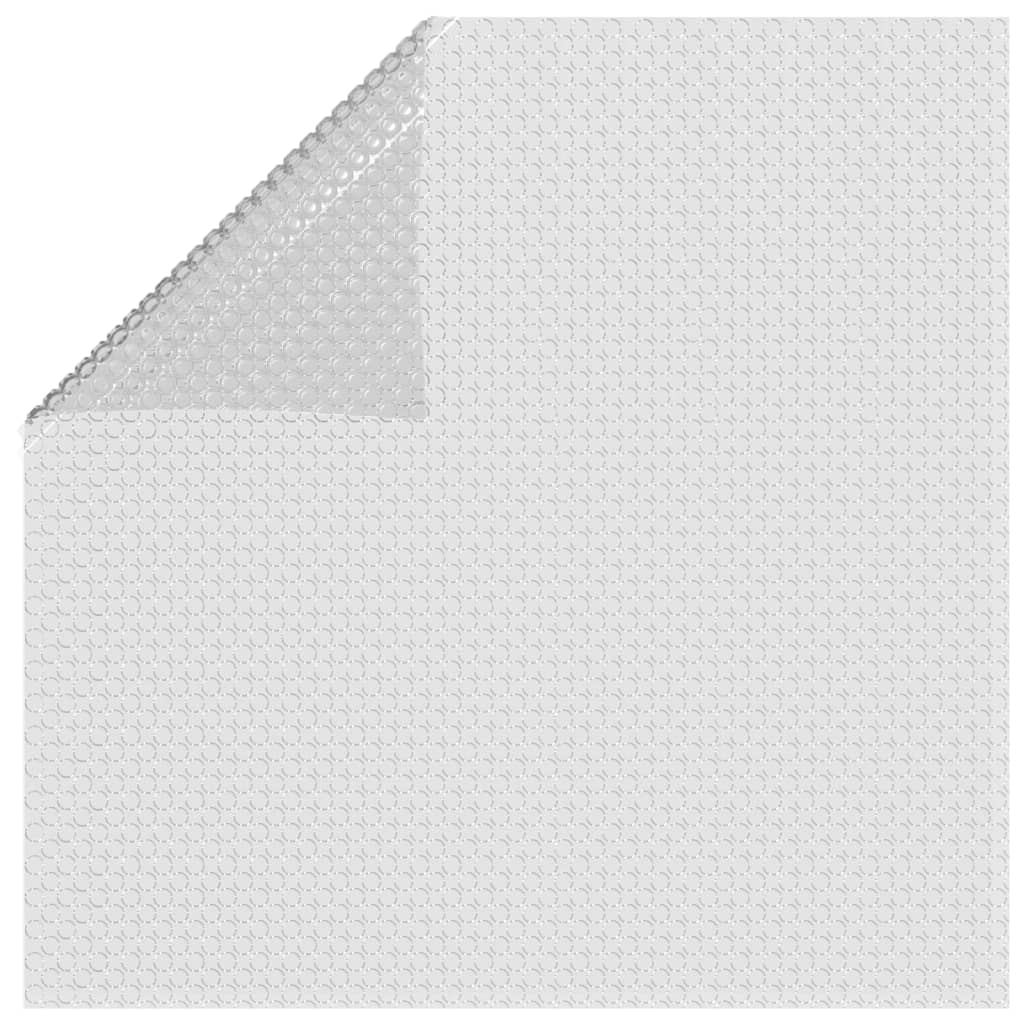 Floating PE Solar Pool Film 260x160 cm Grey