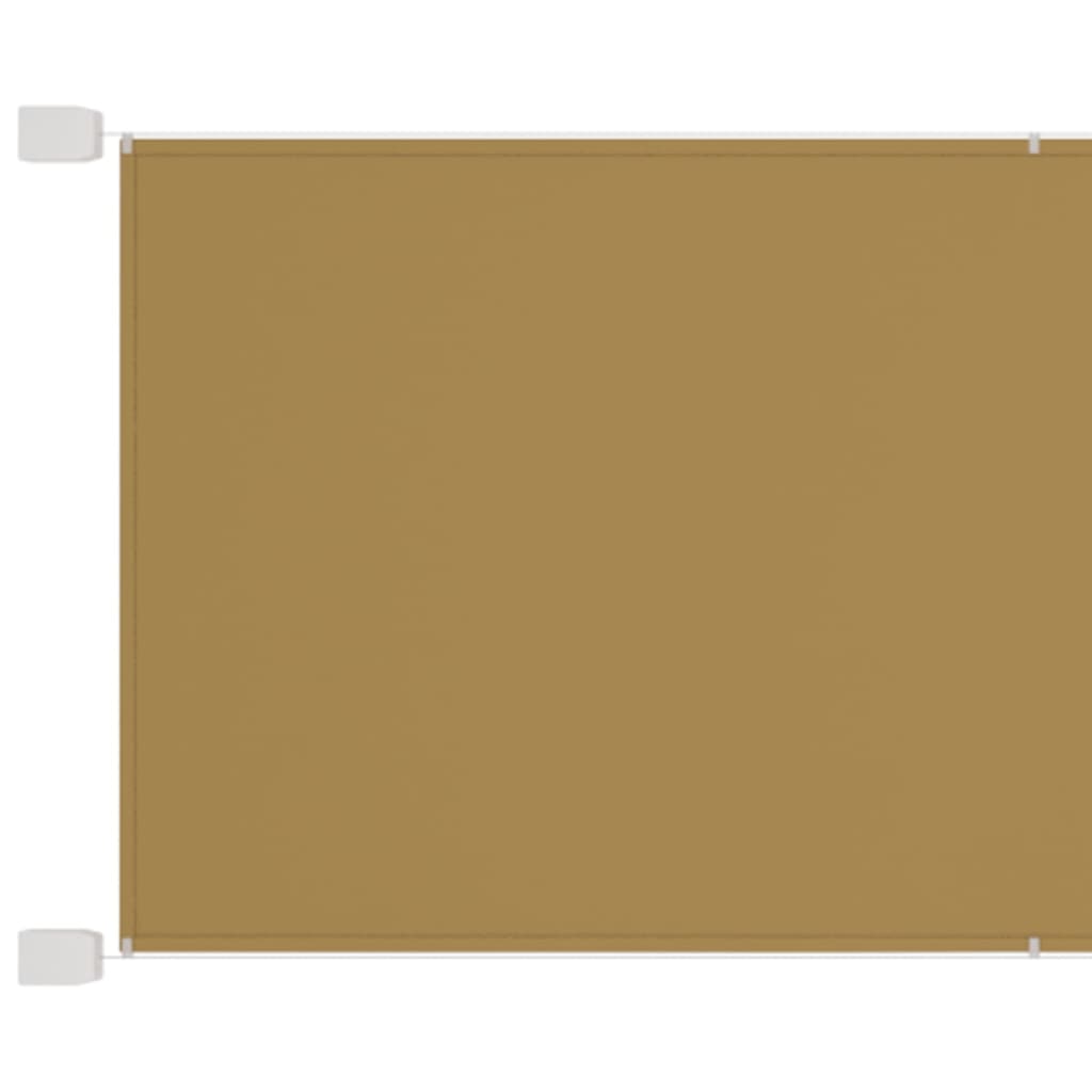 Vertical Awning Beige 100x1000 cm Oxford Fabric