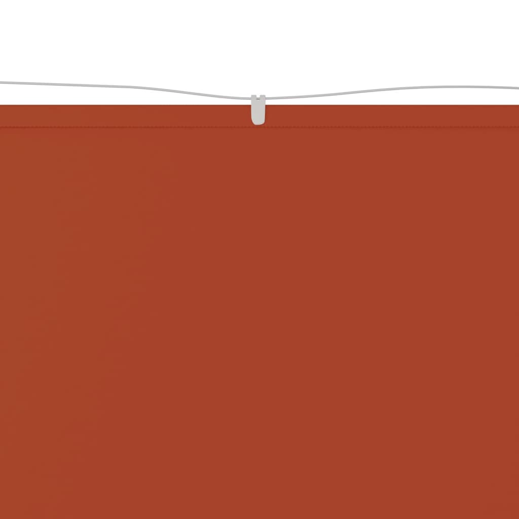 Vertical Awning Terracotta 140x600 cm Oxford Fabric