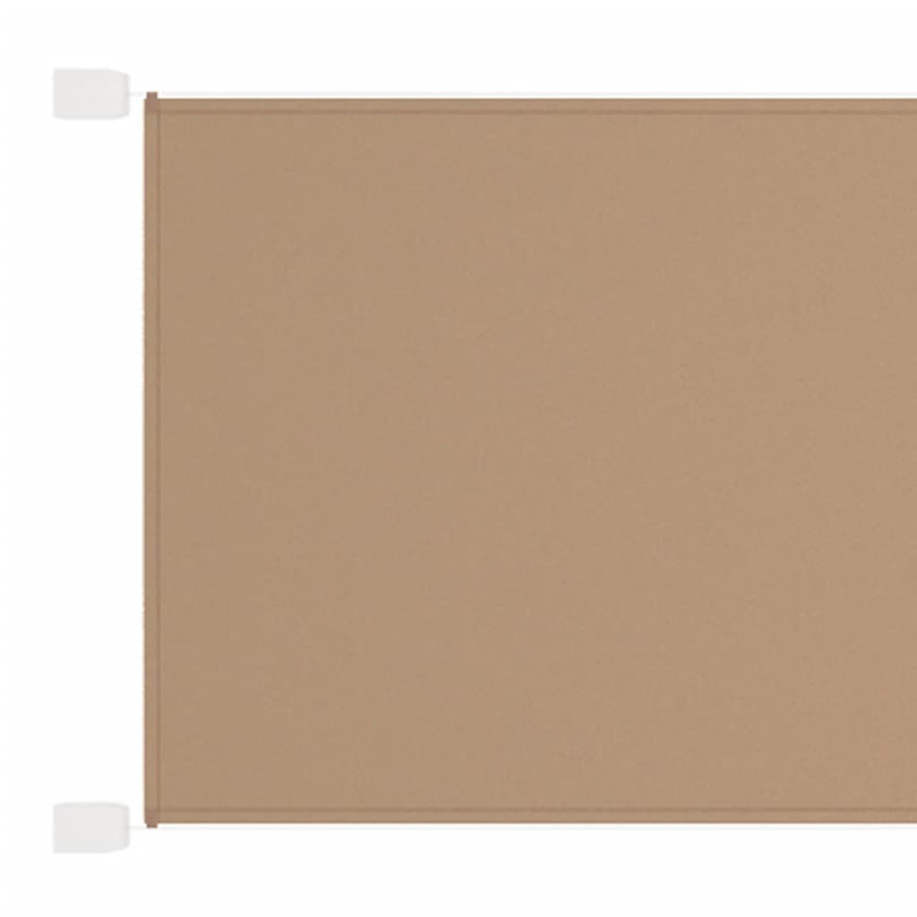 Vertical Awning Taupe 180x1000 cm Oxford Fabric