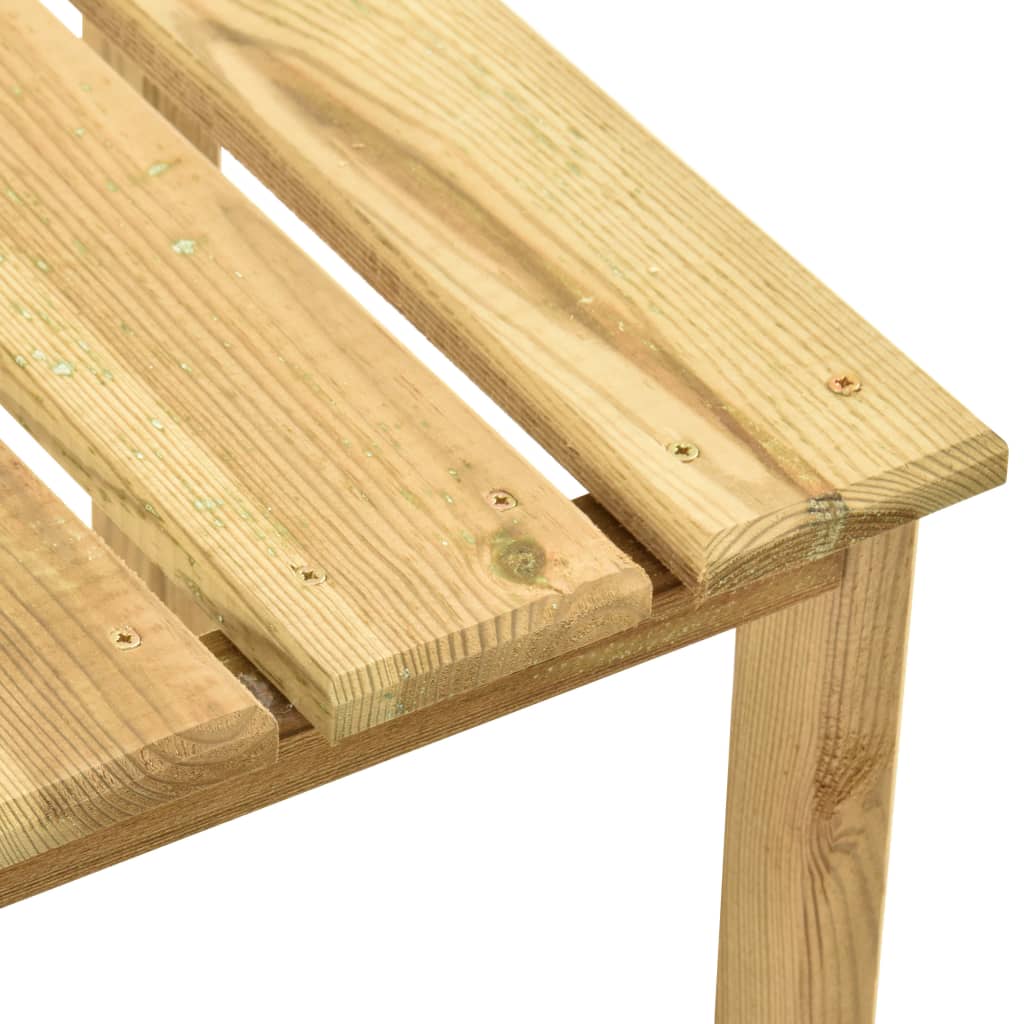 Sunbed Table 30x30x26 cm Impregnated Pinewood