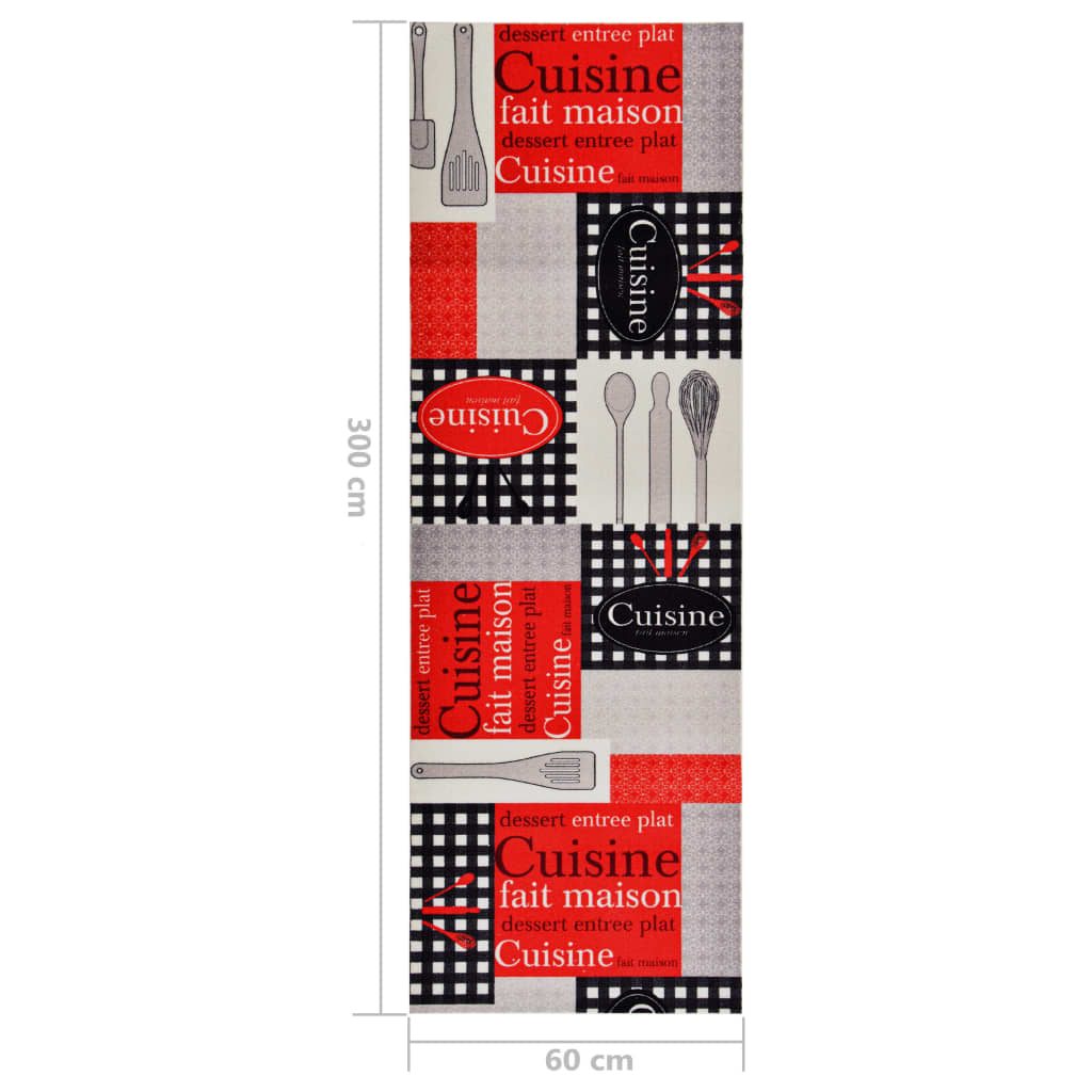 Kitchen Carpet Washable Cuisine 60x300 cm