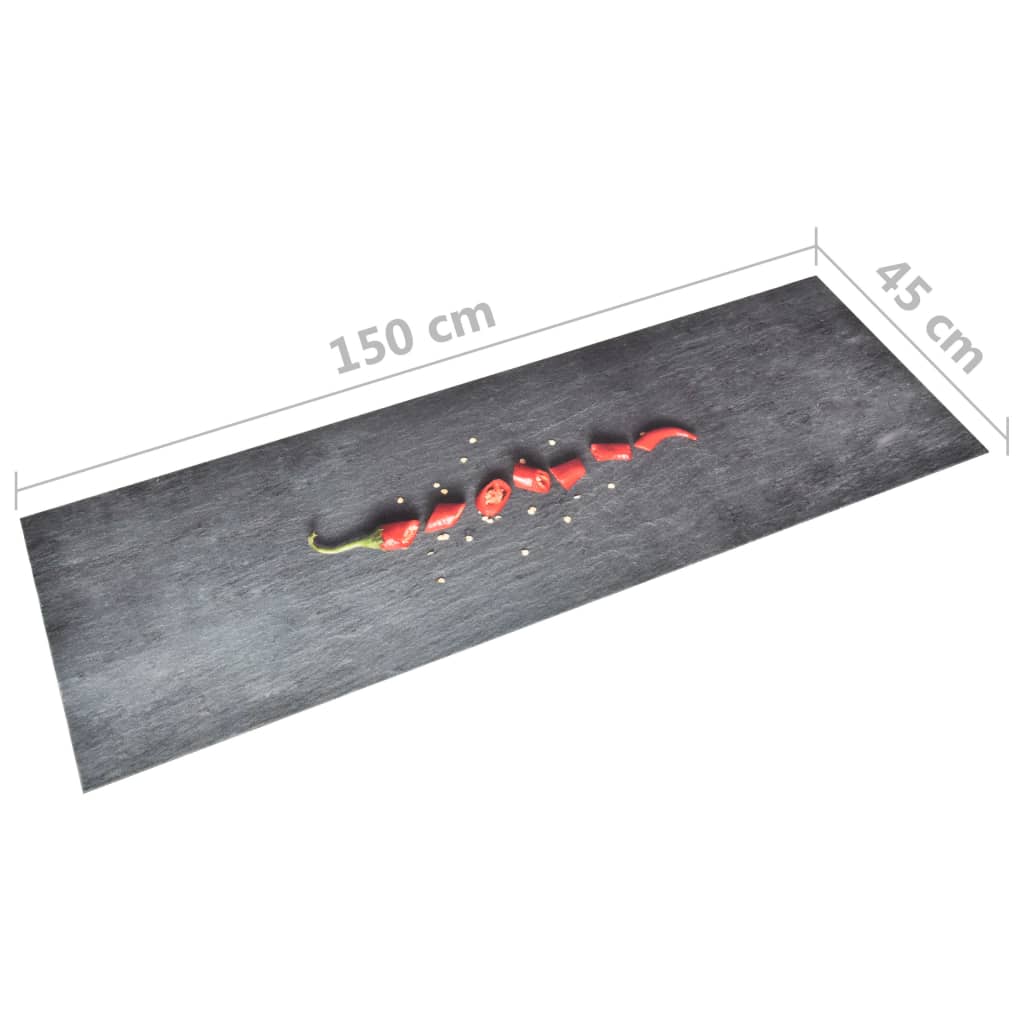 Kitchen Carpet Washable Pepper 45x150 cm