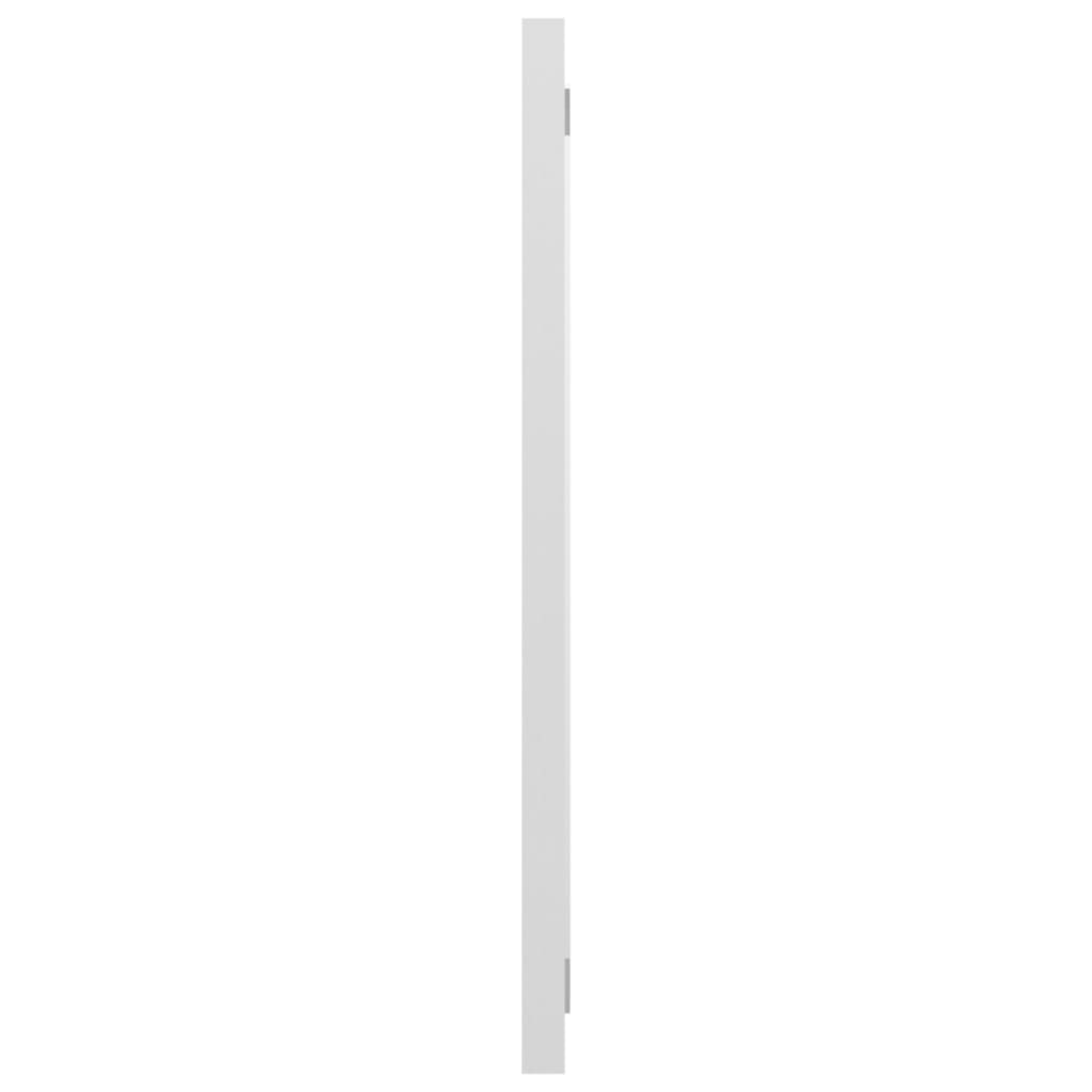 2 Piece Bathroom Furniture Set High Gloss White Engineered Wood